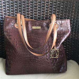 Via Neroli Croc Embossed Bag